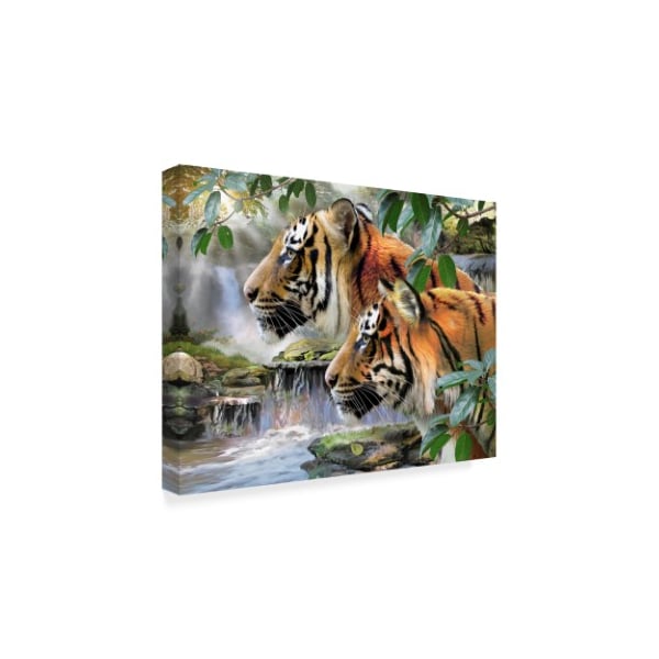 Howard Robinson 'Majestic Tigers' Canvas Art,24x32